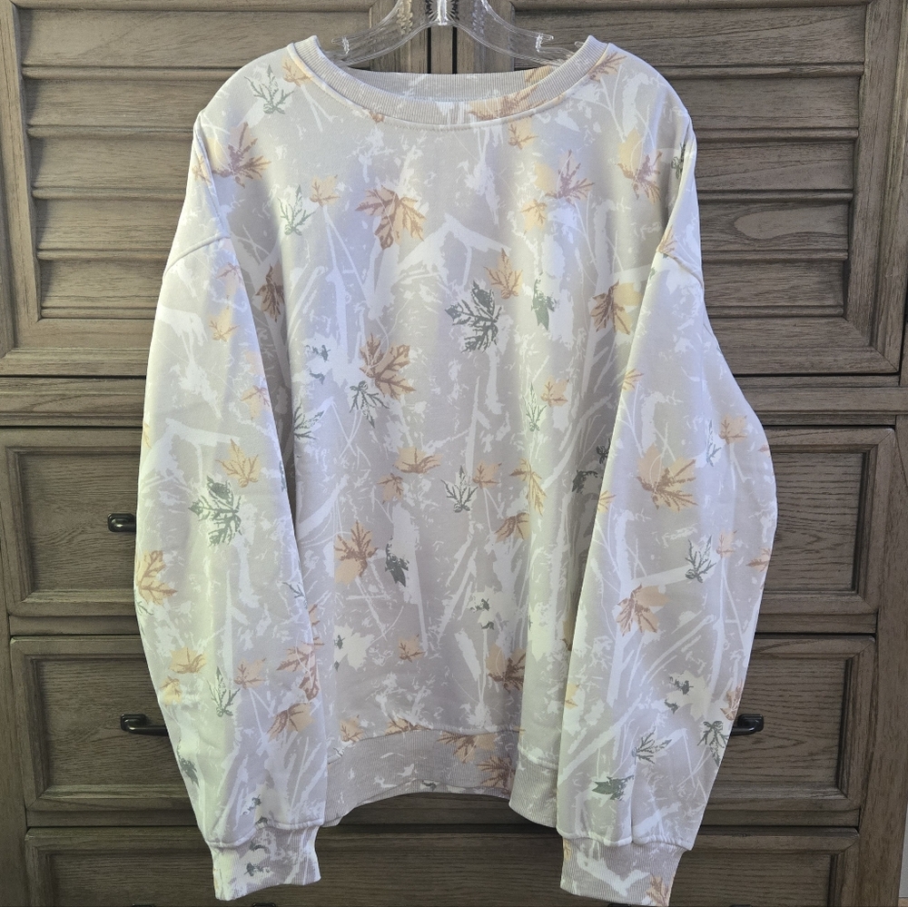 Fall Leaves Crew Neck Sweatshirt